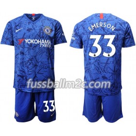 Fußballtrikots Chelsea Emerson 33 Kinder Heim Trikotsatz 2019-2020